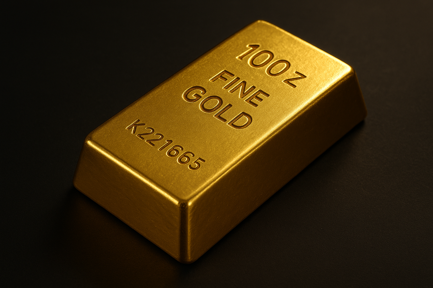 100 oz gold bar